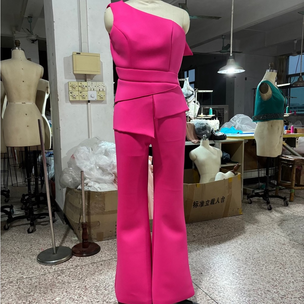 Couture Hot Pink Women's Jumpsuit - size 8